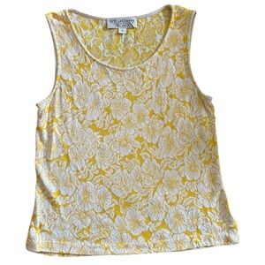 St. John Yellow Floral Tank Top